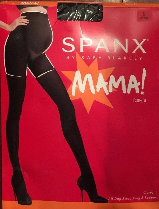 Spanx Mama Sheers Pregnancy Materniy Black 20 Den, Maternity & More, Maternity Wear
