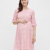 Maternity Pink Summer Dress Mamalicious Pia 20014143