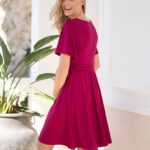 Raspberry Pink Maternity Dress Rivera W010757